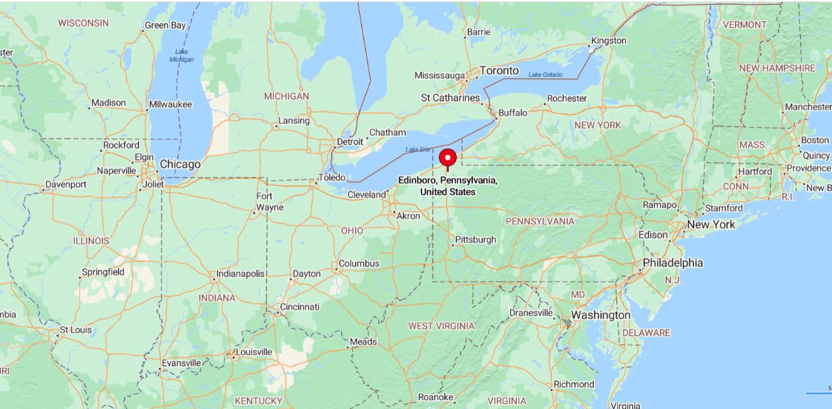 Edinboro, PA, is a small borough in Erie County, in northwestern Pennsylvania.