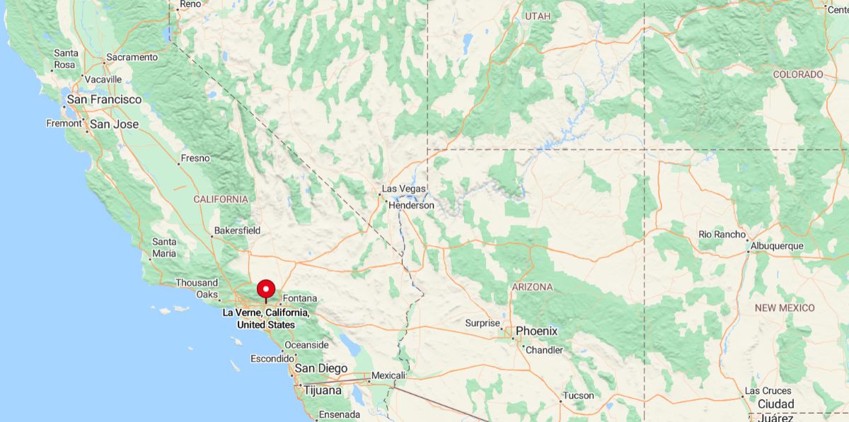 La Verne, CA, is a suburban city in Los Angeles County, located about 30 miles east of downtown Los Angeles at the foothills of the San Gabriel Mountains.