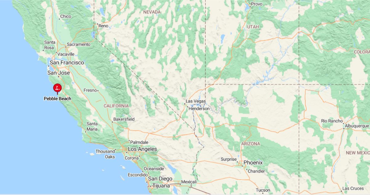 Pebble Beach, CA, is an exclusive coastal community on the Monterey Peninsula in Monterey County,