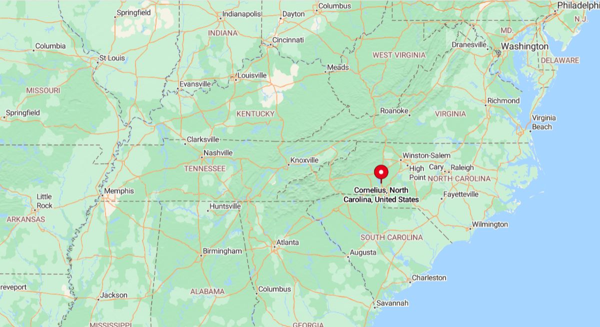 Cornelius, NC, is an upscale lakeside town in Mecklenburg County, located about 20 miles north of Charlotte along the eastern shoreline of Lake Norman.