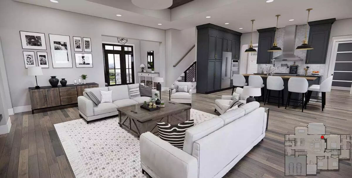 Great Room and Kitchen