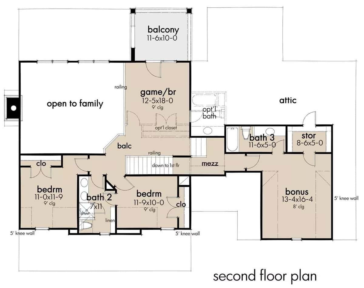 Explore the Versatile Second Floor with Bonus Room and a Game/Billiards Area