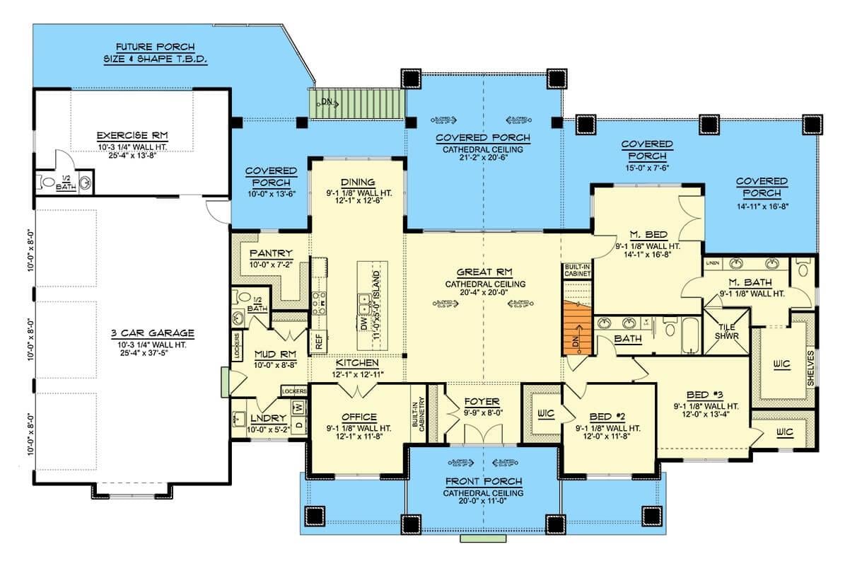 Explore the Thoughtful Layout of This Modern Farmhouse Floor Plan