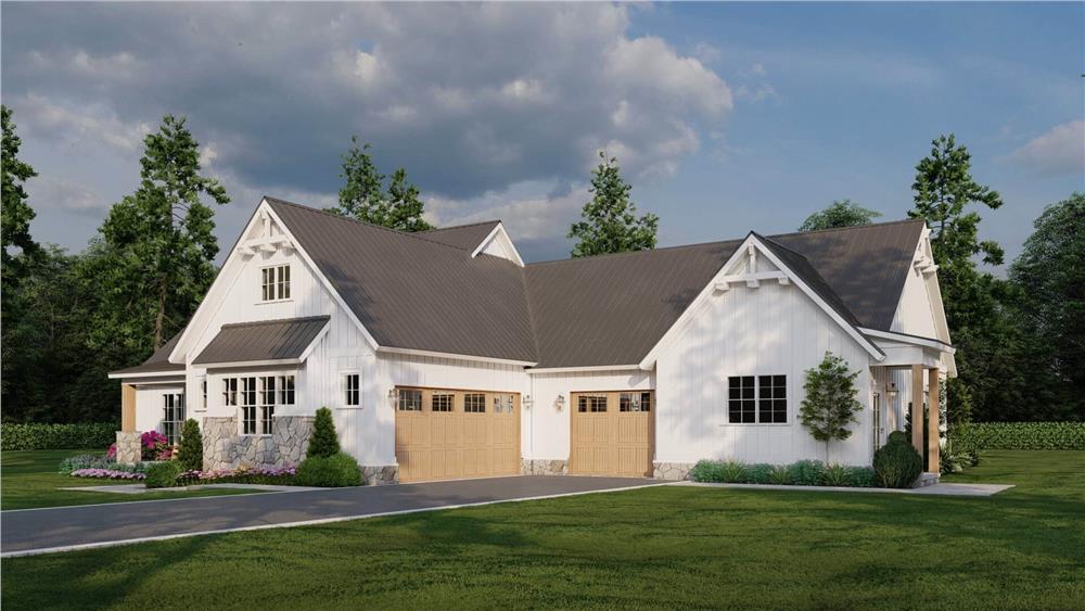 Craftsman-Farmhouse Fusion with Eye-Catching Gables