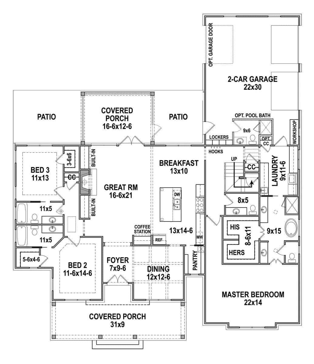 Explore This Spacious Craftsman Layout with an Inviting Great Room