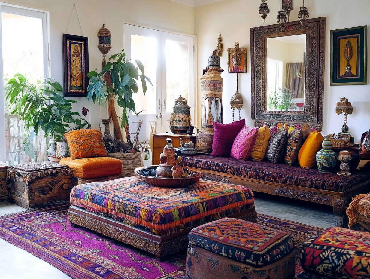 Eclectic & Cozy – 15 Bohemian Living Room Ideas to Inspire Your Space ...