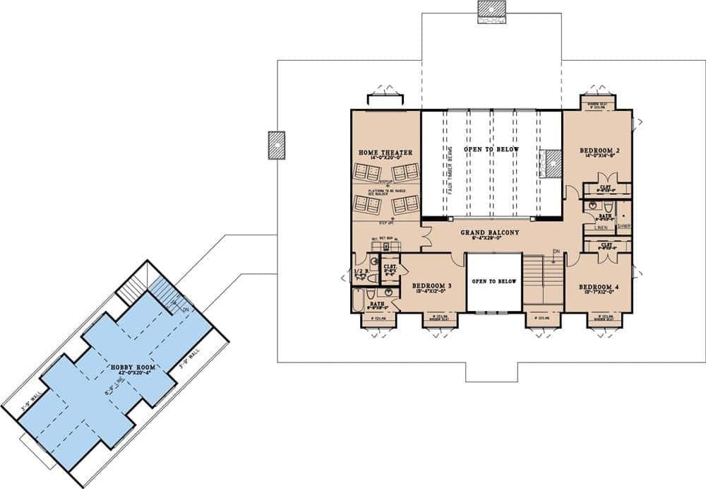 Explore the Spacious Upper Floor with a Grand Balcony and Hobby Room