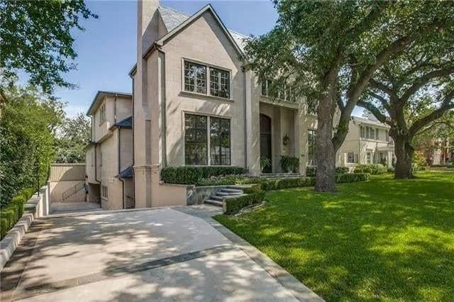 Elegant Street View with Mature Trees and Timeless Architecture
