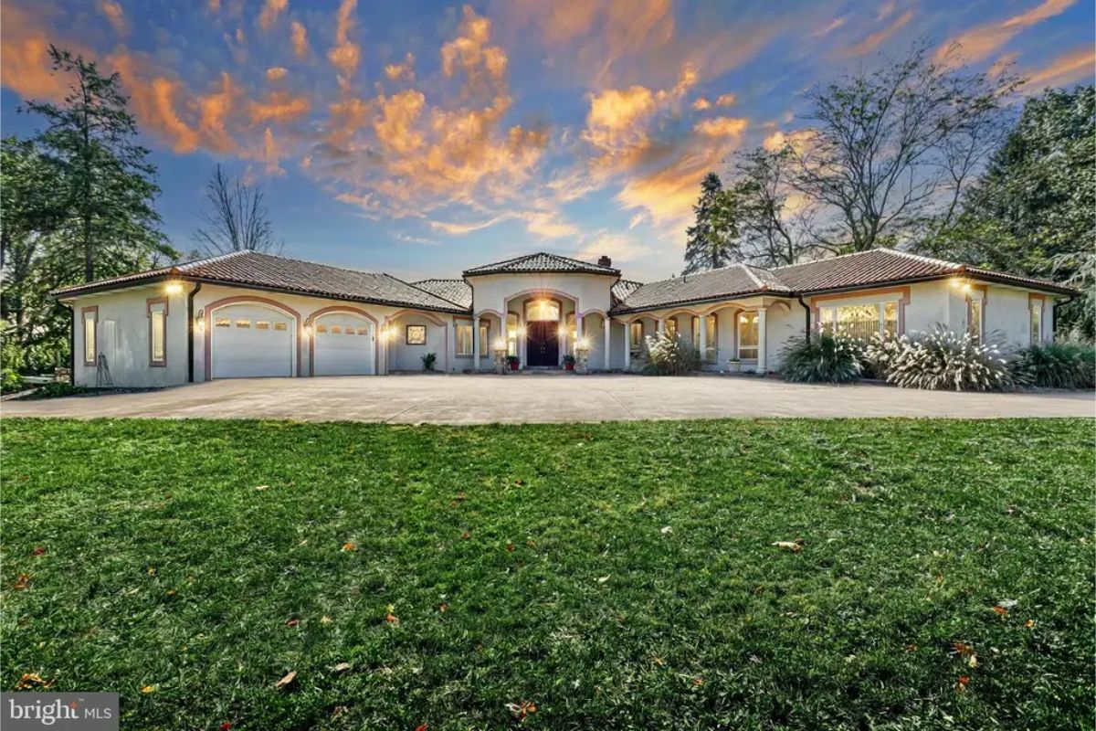 This home in Red Lion is listed at $999,999. This stunning 3-bedroom, 5-bathroom Mediterranean-style estate,