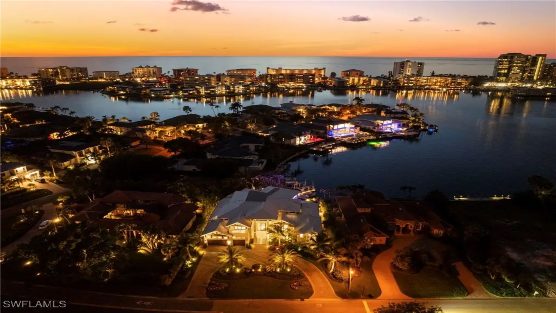Explore this 6,716 Sq. Ft. Waterfront Mansion in Naples, FL