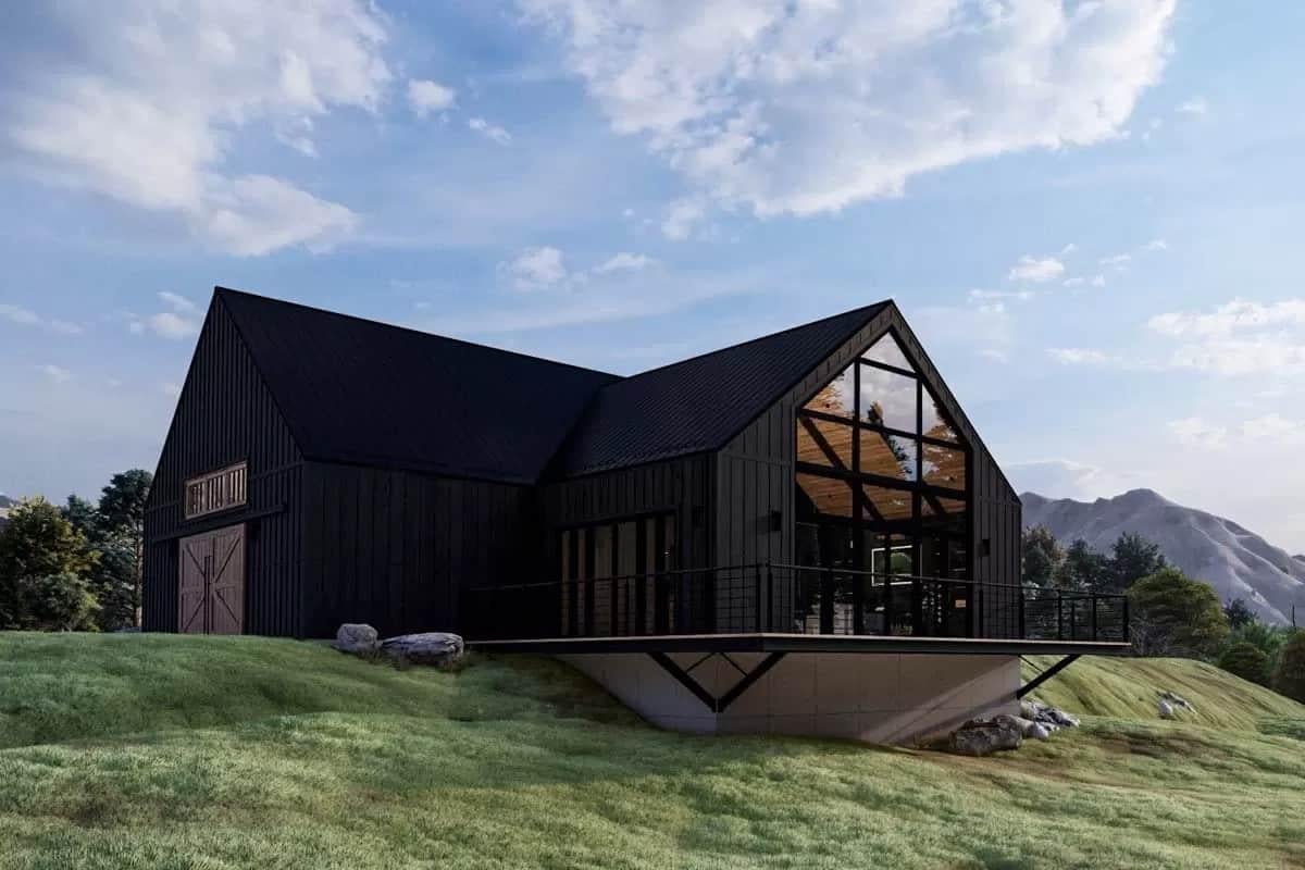 Elevated Elegance with a Dramatic Gable Window