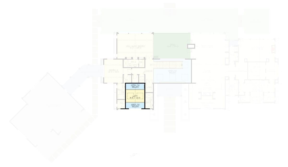 Check Out This Thoughtfully Structured Upper Floor with a Loft Area