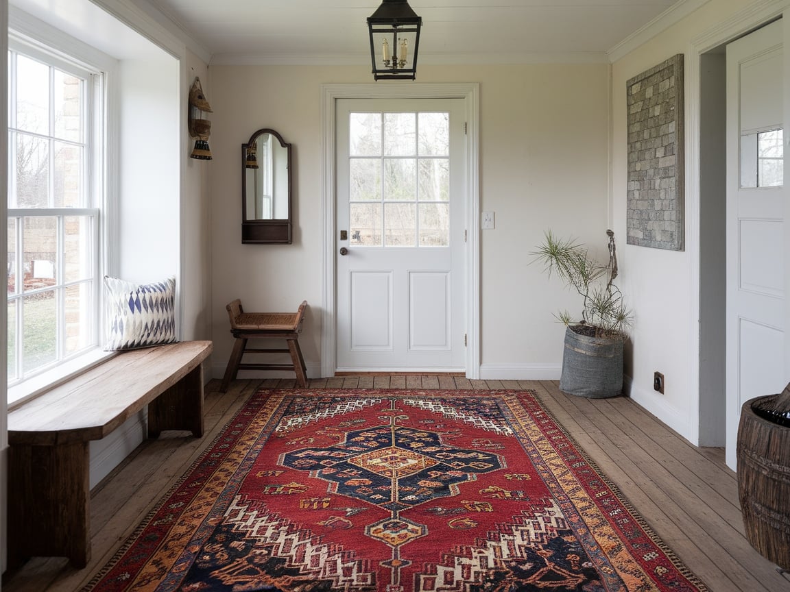 18. Entryway with Vintage Rug