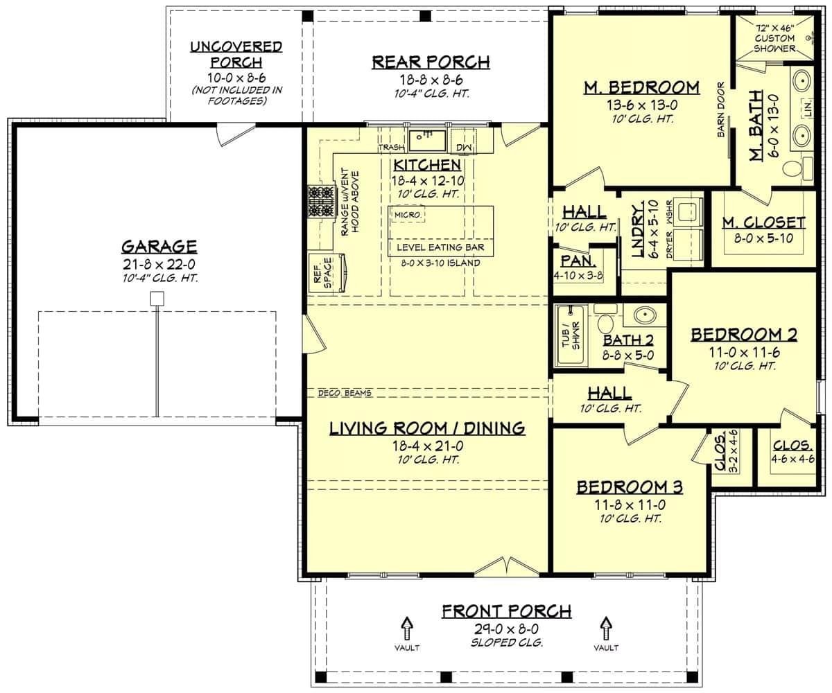 Look at This Clever Kitchen Arrangement in the Open Floor Plan