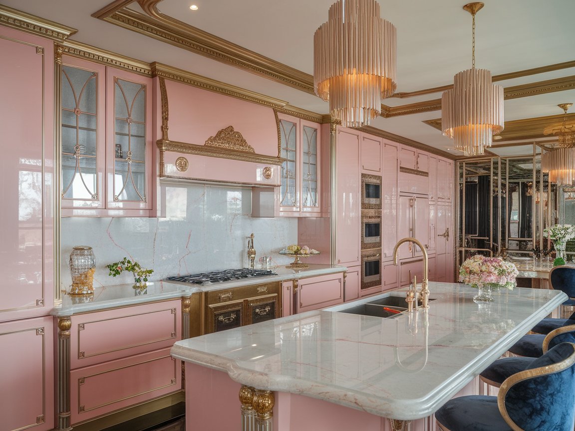 15 Pink Kitchen Designs That Prove Pink Can Be Elegant – Home Stratosphere