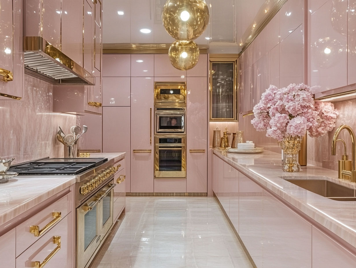 15 Pink Kitchen Designs That Prove Pink Can Be Elegant – Home Stratosphere