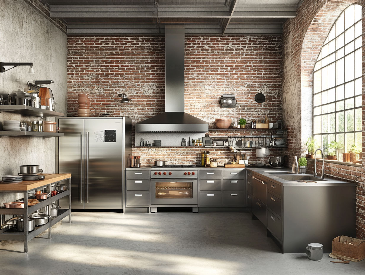 15 Must-See Industrial Kitchen Design Ideas for a Bold, Modern Look ...