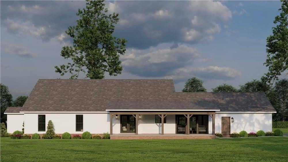 Explore the Rustic Timber Accents of This Ranch Home
