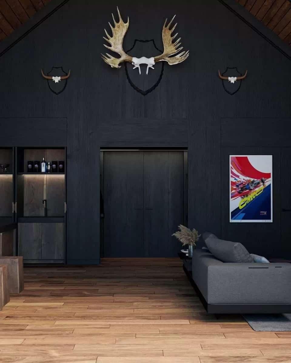 Rustic Charm Meets Modern Comfort: Check Out the Antler Decor!
