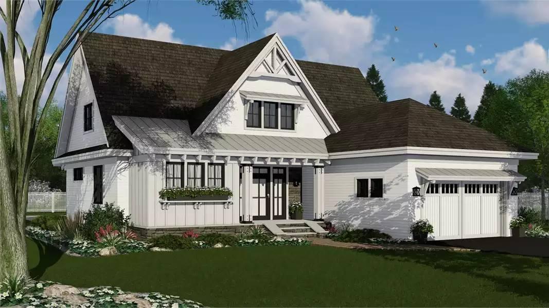 Classic Craftsman Home Highlighting a Charming Front Gabled Roof