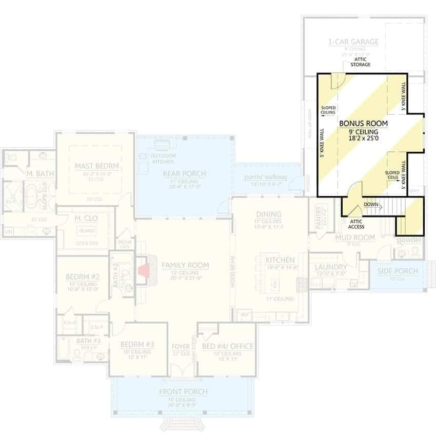 Check Out the Flexible Bonus Room Above the Garage