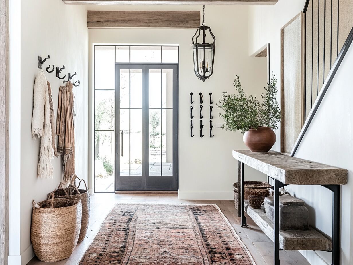Create a Cozy First Impression with These 15 Farmhouse Entryway Ideas ...