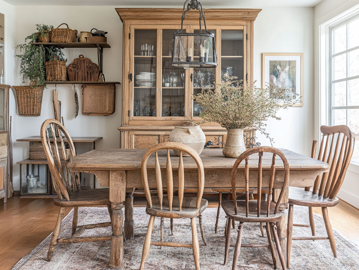 15 Beautiful Farmhouse Dining Room Ideas for a Warm and Welcoming Space ...