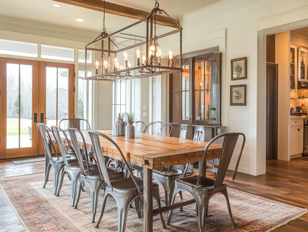 15 Beautiful Farmhouse Dining Room Ideas for a Warm and Welcoming Space ...
