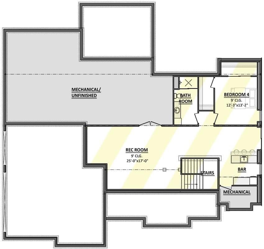 Check Out This Functional Basement Plan: Perfect for Entertaining