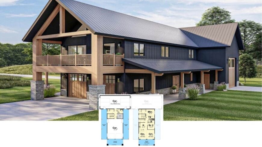 Discover 10 of the Best 2-Bedroom Barndominium House Plans for Comfortable Living