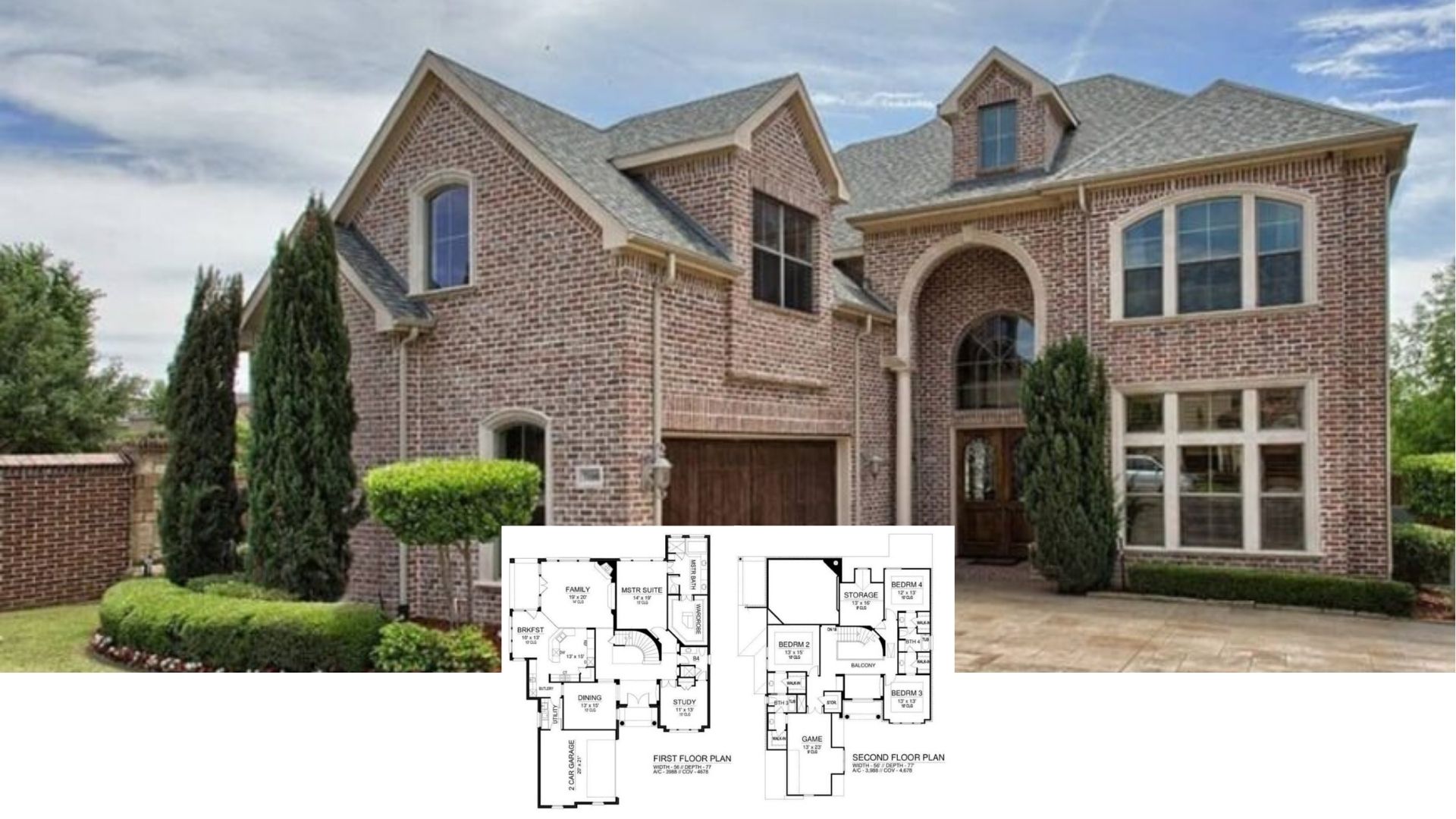 10 Well-Designed 4-Bedroom 2-Story House Plans with Great Flow and Function