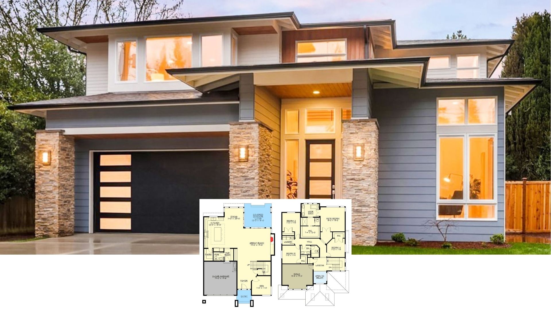 Explore 4-Bedroom Prairie-Style Homes That Embrace Simplicity and Space (Floor Plans Included)