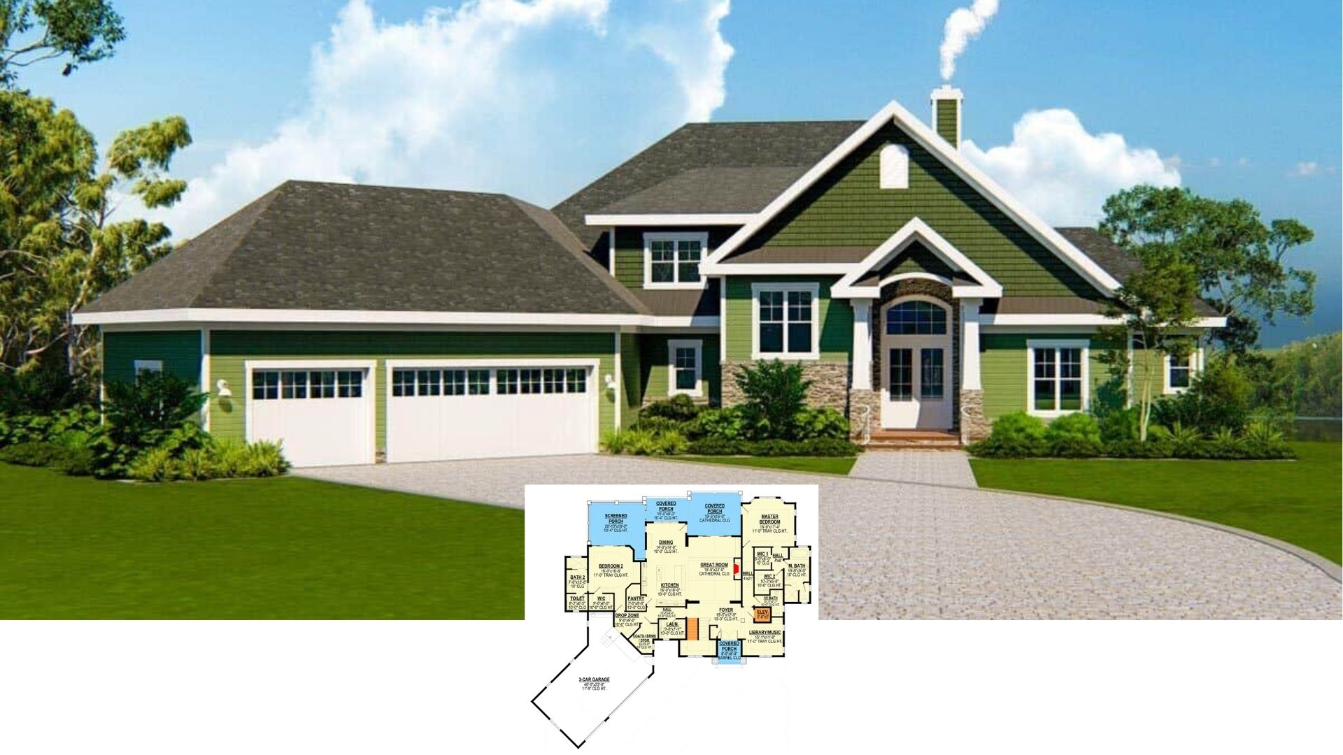 3-Bedroom 3-Story House Plans Maximize Space with Comfort and Style