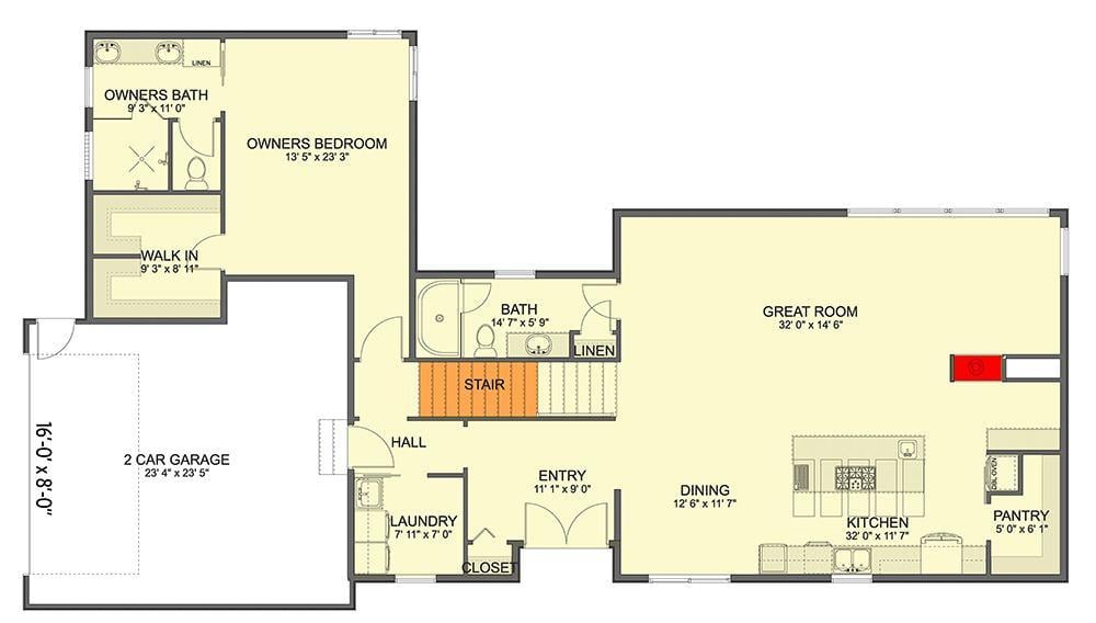 Main Floor Delight: Explore the Seamless Flow from Kitchen to Great Room