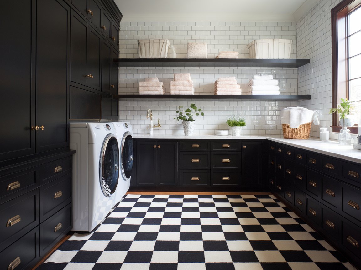 Laundry Room Rug Texture Brighten Up Your Laundry Space with These 15 Rug Ideas – Home Stratosphere