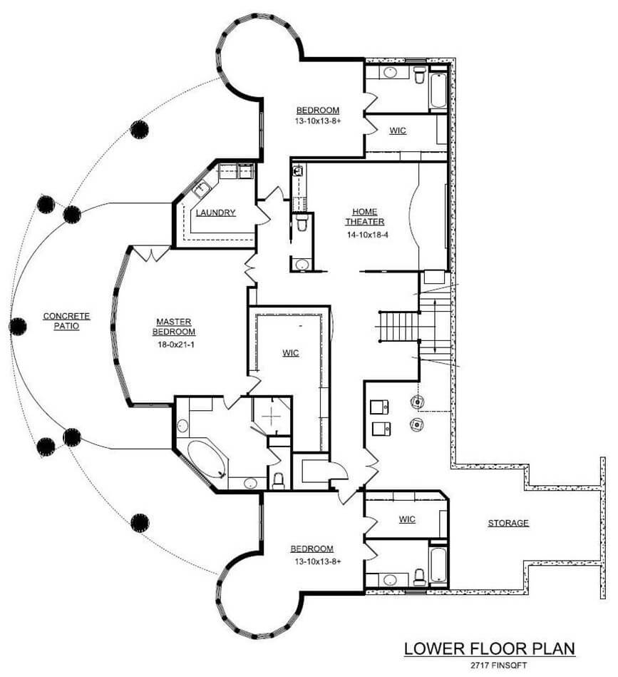 Lower Level Floor Plan
