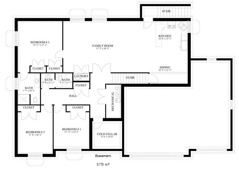 Second Level Floor Plan