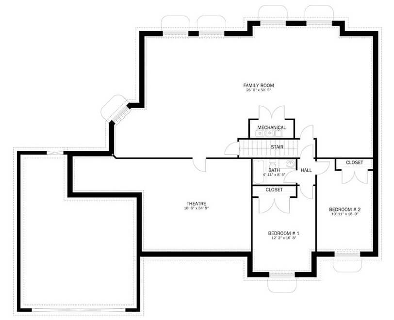 Lower Level Floor Plan