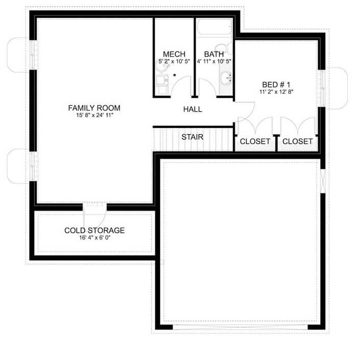 Lower Level Floor Plan