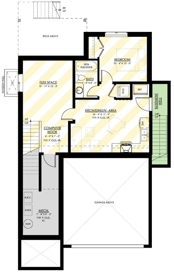Lower Level Floor Plan