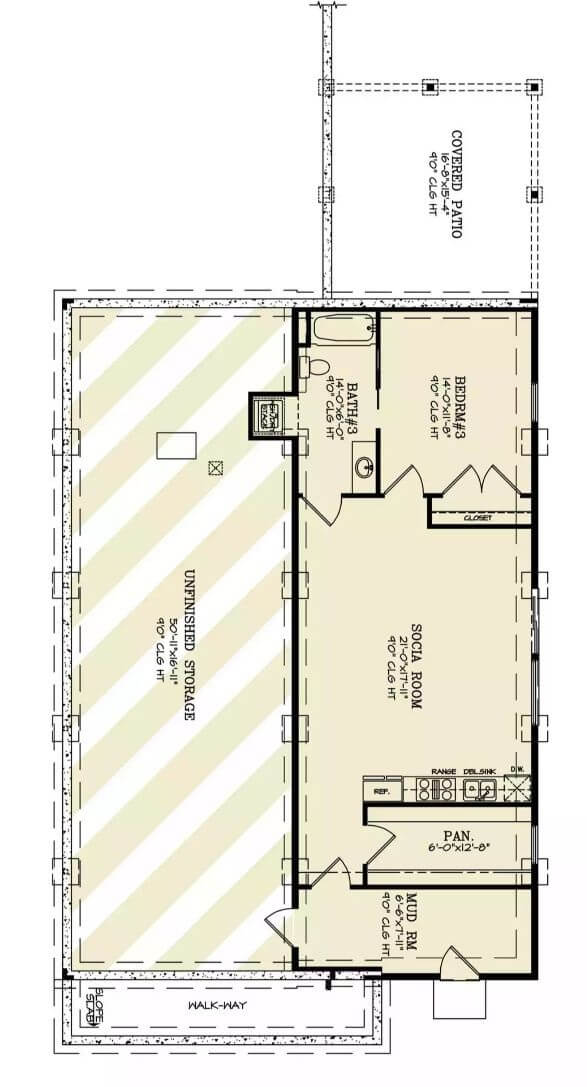 Lower Level Floor Plan