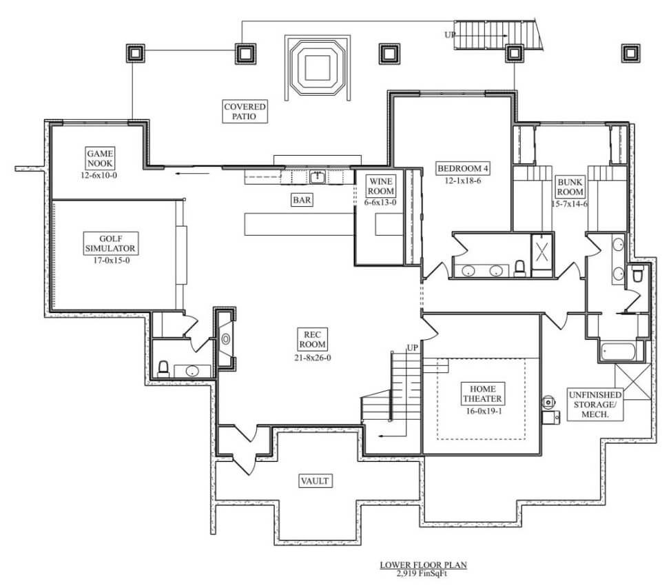 Lower Level Floor Plan