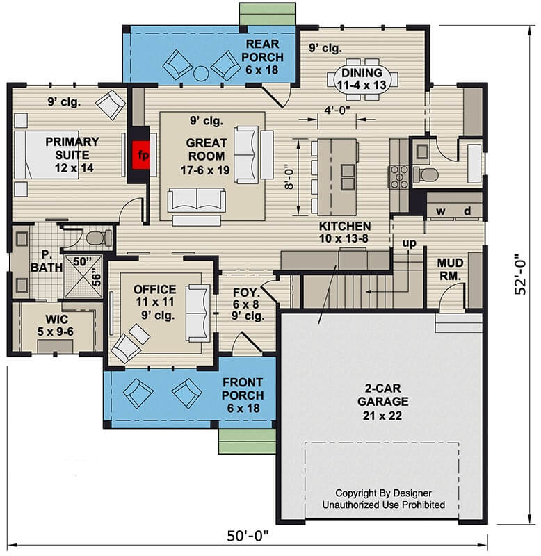 Main Level Floor Plan