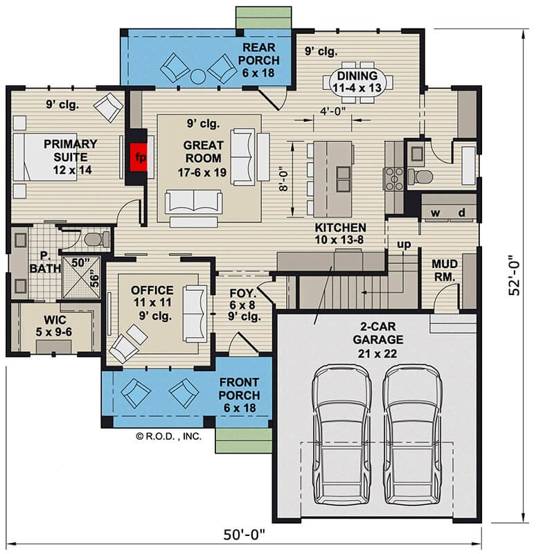 Main Level Floor Plan