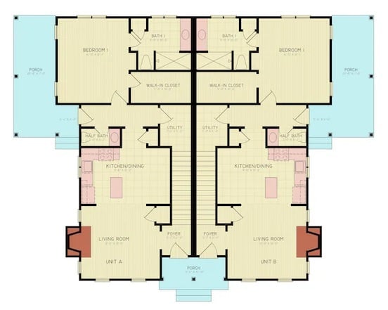 Main Level Floor Plan