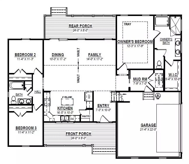 Main Level Floor Plan