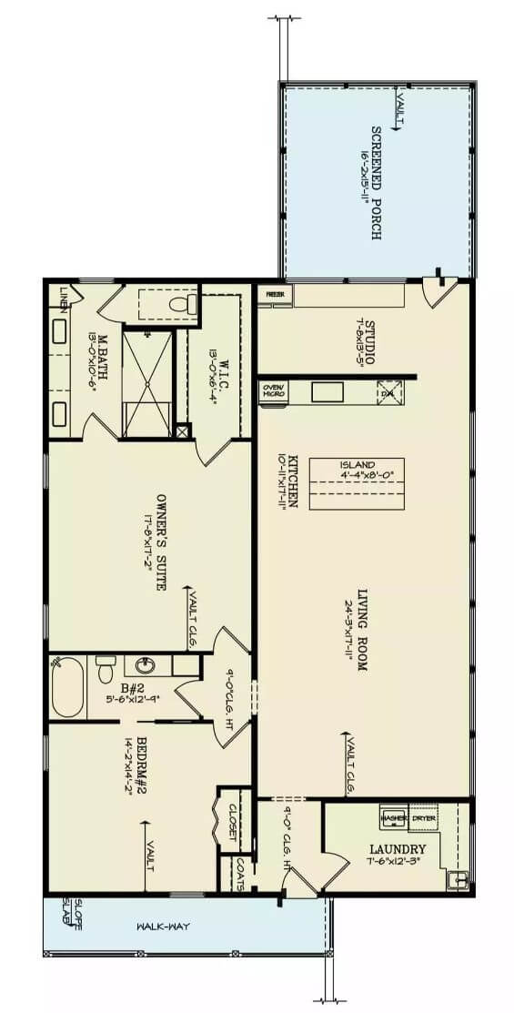 Main Level Floor Plan