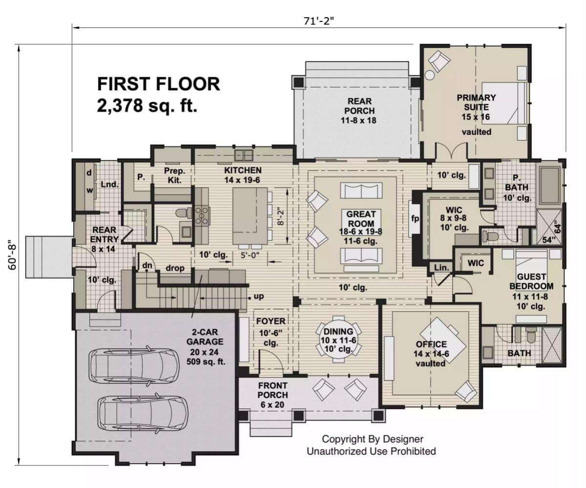 Main Level Floor Plan