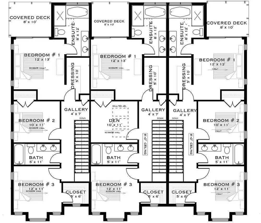 Second Level Floor Plan