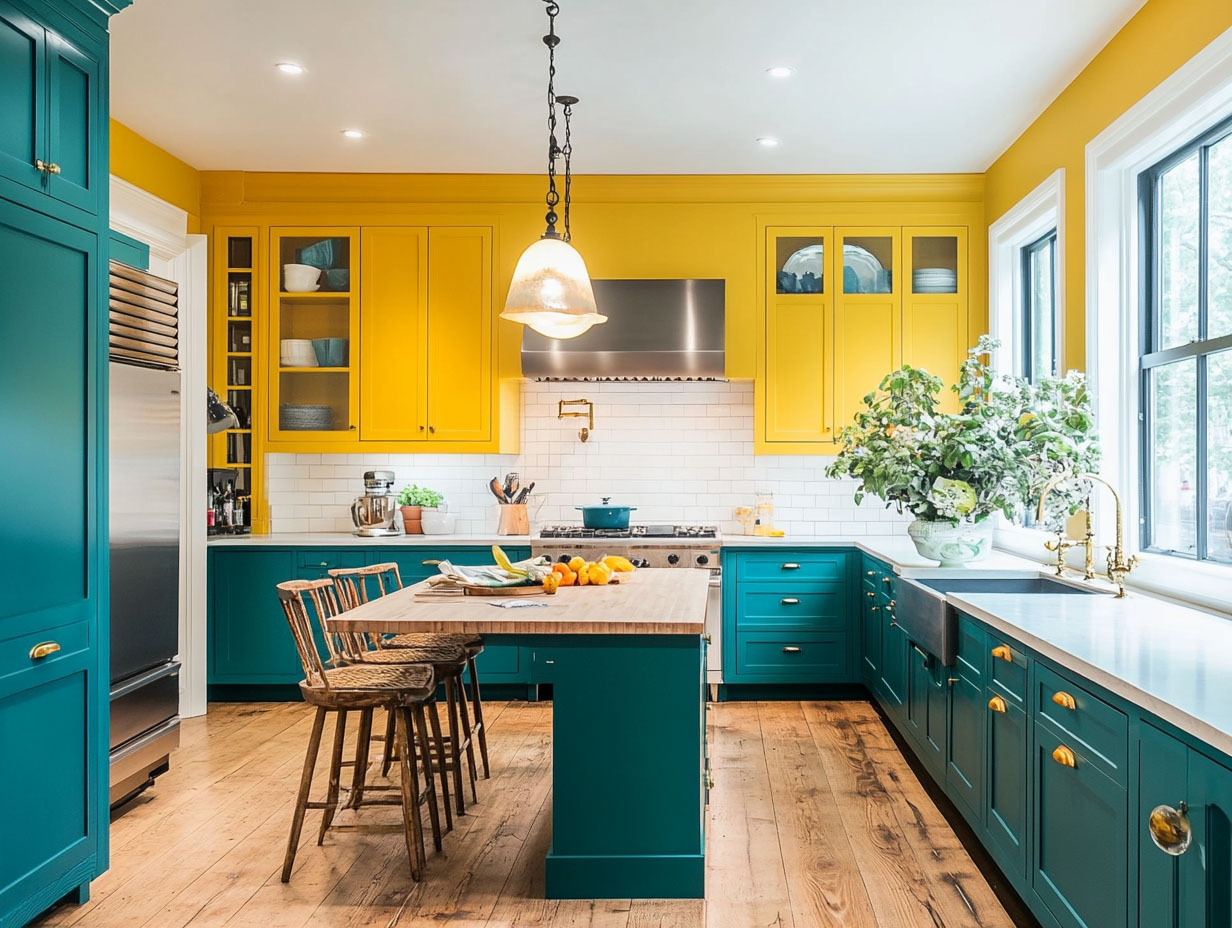 Ditch the Neutrals! These 15 Vibrant Kitchens Are Bursting with ...
